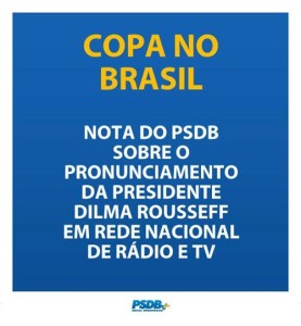 Nota PSDB Copa