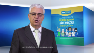 Foto da inserção partidária: Antônio Moraes convoca os pernambucanos a se filiarem ao PSDB