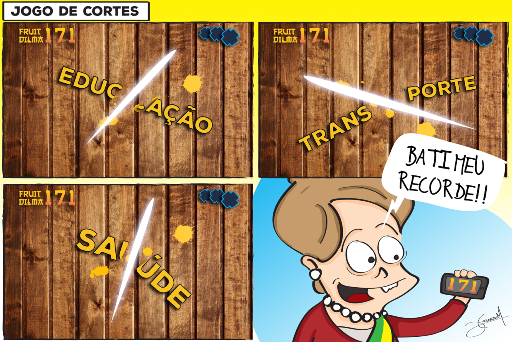 Charge: Ricardo Maurício/PSDB