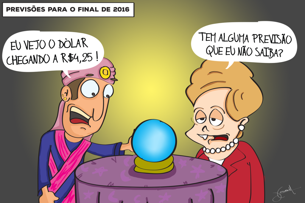 CHARGE-PREVISÕES-PARA-2016 Charge: Ricardo Maurício/PSDB
