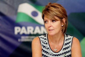 Secretária da Família e Desenvolvimento Social Fernanda Richa participa do encontro com prefeitos eleitos. Foto:Rogério Machado/SEDS