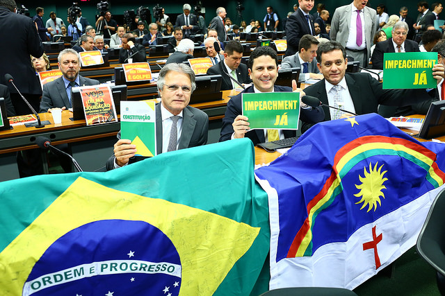 Tucanos favoráveis ao impeachment da presidente Dilma na comissão especial que análisa o pedido