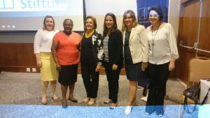 Delegação pernambucana: as pré-candidatas Lucinha Pereira, Judite Botafogo, Raquel Lyra e Izabel Urquiza participaram do encontro