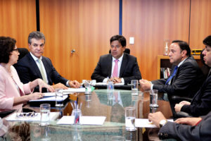 Governador Beto Richa reunido com o ministro da Educação, Mendonça Filho. Brasília, 18/10/2016 - Foto Renato Alves/ObritoNews