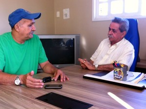Valmir Pereira, vereador em Afonso Bezerra, e Valério Marinho, presidente do PSDB-RN