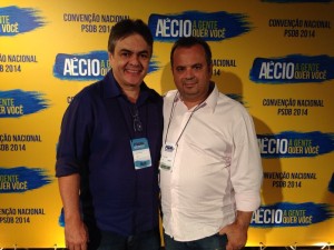 Senador Cássio Cunha Lima (PSDB-PB) e Rogério Marinho (PSDB-RN)