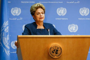 Nova Iorque - EUA, 27/09/2015. Presidenta Dilma Rousseff durante coletiva de imprensa na ONU. Foto: Roberto Stuckert Filho/PR