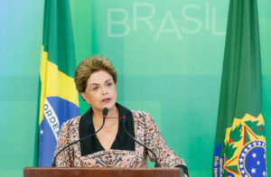Brasília - DF, 19/04/2016. Presidenta Dilma Rousseff durante coletiva de imprensa. Foto: Roberto Stuckert Filho/PR
