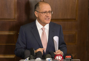 São Paulo - O governador Geraldo Alckmin anunciou o adiamento da reorganização escolar, a coletiva foi realizada no Palácio dos Bandeirantes. (SECOM/ Gov.de SP)