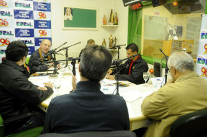 Debate na radio 96FM de Concórdia, dia 27 de Julho de 2014