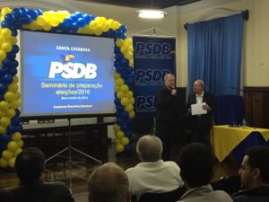 Seminários do PSDB spara os pré-candidatos são capitaneados pelo presidente estadual da sigla, deputado Marcos Vieira, e contam com a participação de outras lideranças tucanas do Estado