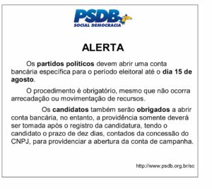 ALERTA conta PSDB