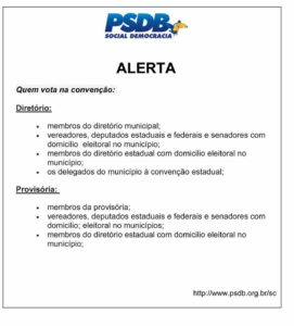 Alerta PSDB 13