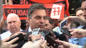 Aécio reafirma correção real do salário mínimo