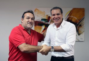 Gilmar Cavalcante e o senador Ataídes Oliveira: filiação será oficializada dia 11
