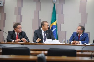 Senador Ataídes preside reunião da subcomissão: Vistoria em obras e propostas para melhorar gestão dos serviços. Foto: Jefferson Rudy/Agência Senado