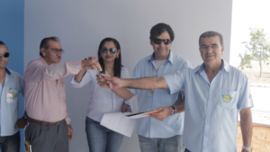 Entrega das chaves da sede dos taxistas