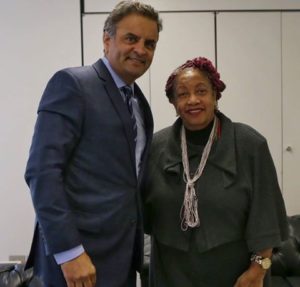 Em agenda com Aécio, Luislinda vai ao Senado reforçar pautas de programa do PSDB pela igualdade racial
