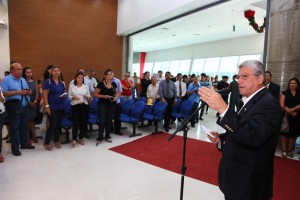 Governador destacou as facilidades da Central Já instalada no Shopping Pátio Maceió