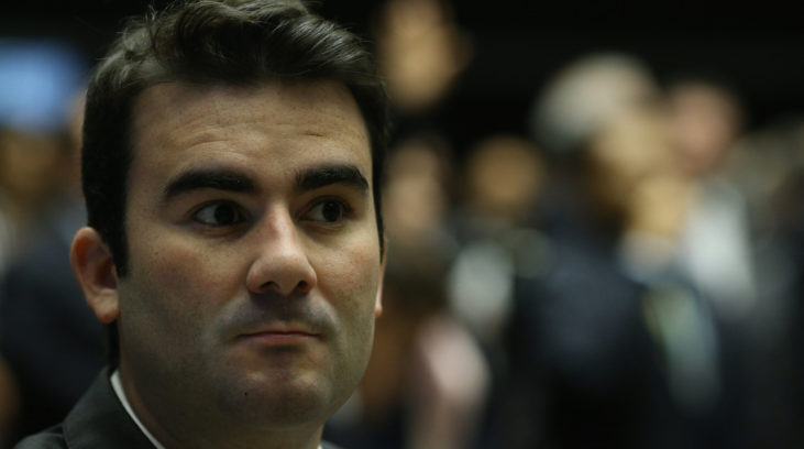 #pracegover: foto mostra o deputado federal Caio Nárcio