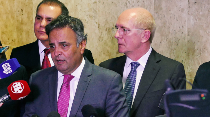 PSDB e PMDB fecham entendimento na votação da reforma trabalhista no Senado, anuncia Aécio